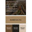 Transport, ensemble de train miniature, art mural en métal brun-2070239482