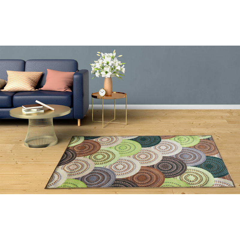 Claridge Geometric Hand Woven 80cm X 150cm Area Rug
