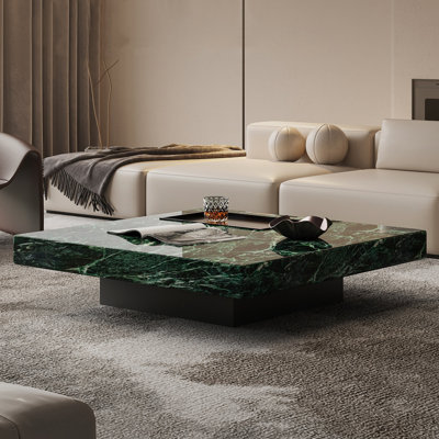 Italian luxury-style marble coffee table