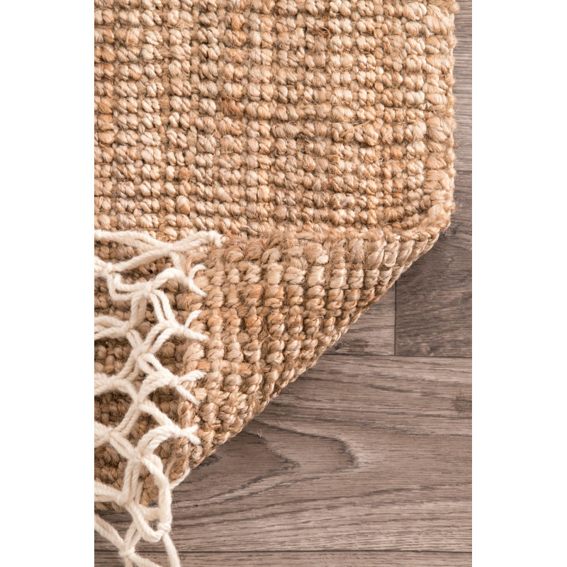 Viso Solid Colour Wool Hand Woven Area Rug, Rectangle 228.6 x 289.56cm