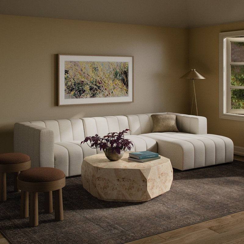 Langham Sofa & Chaise, 28.5" H x 125.5" W x 68" D, Left Hand Facing