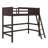 Solid Wood Loft Bed With Ladder-272117117