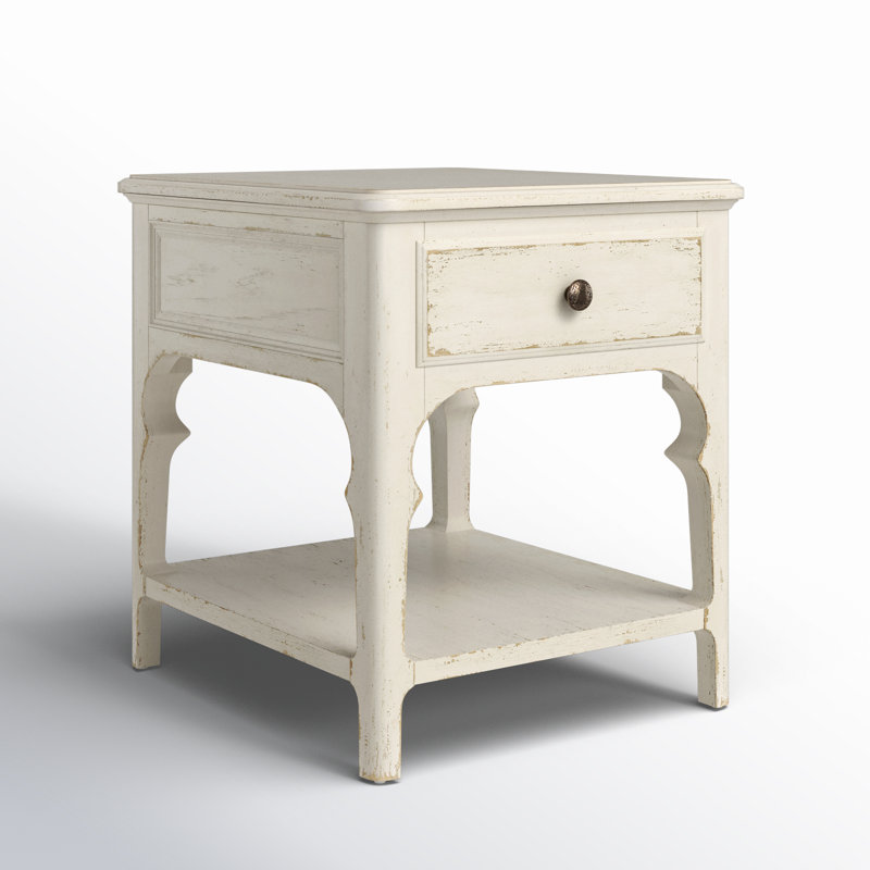 Alcy End Table With Storage