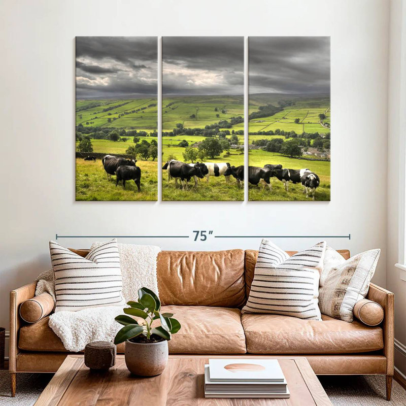 Brampt Simple Cow Herd, 42" H x 65" W