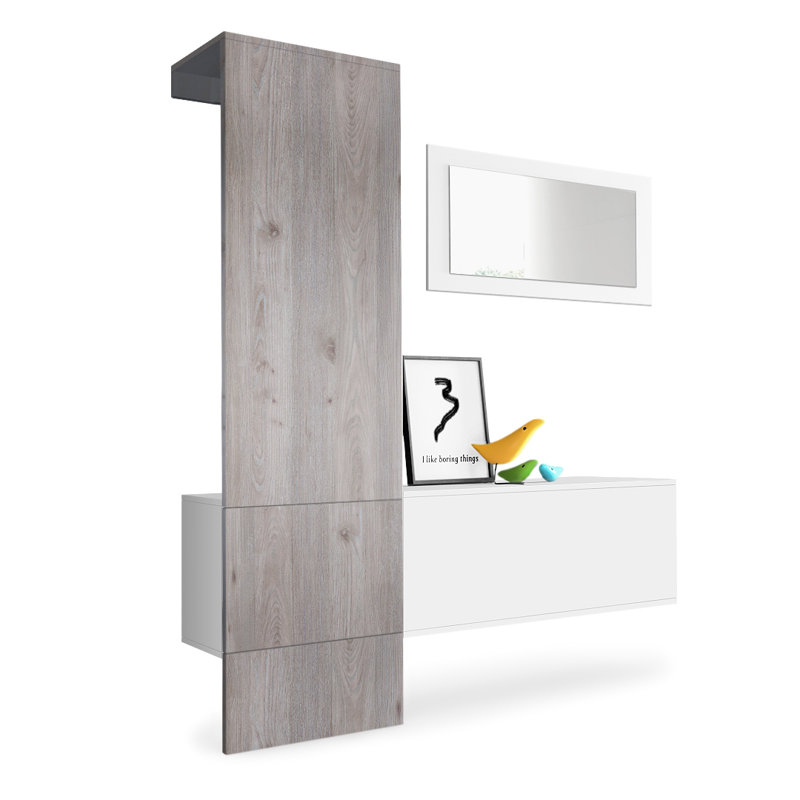 Metrodora 4 Piece Hall Set, Nordic oak colours