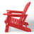 Outdoor Poly Adirondack Chair With Cup Holder (Set Of 2)-118433285