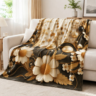 Jeté douillet en flanelle Cozy