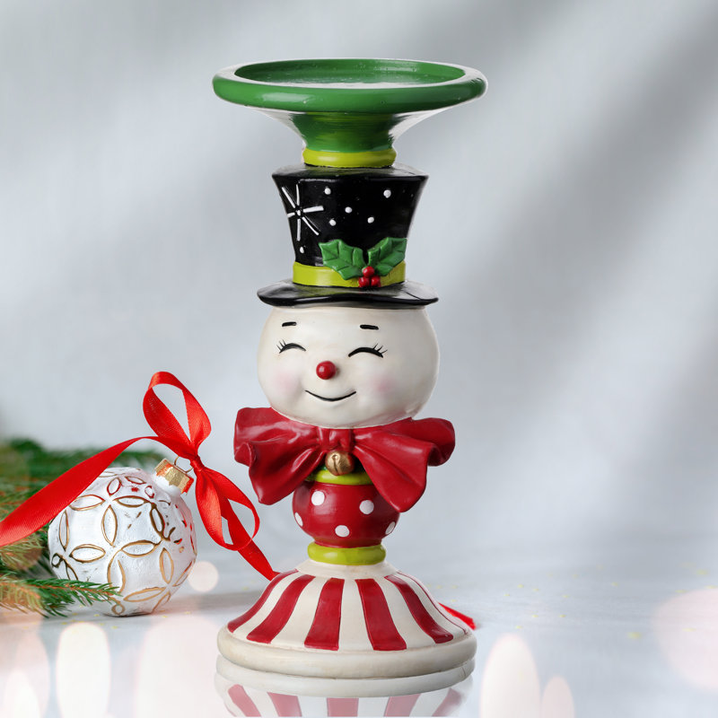 4.25'' H Resin Tabletop Candlestick