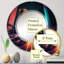 Omarianna Futuristic Miami Neon Art V - Miroir mural City-2111225245