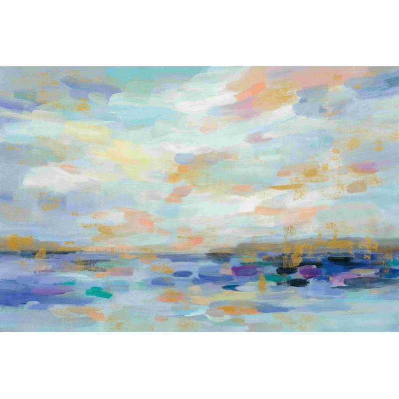 Golden Sunrise - reproduction sur toile tendue, H 8 po x l 12 po