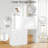 59" Makeup Vanity Desk with Mirror, Vanity Mirror with Lights, Dressing Table with 3 Drawers and 2 Cabinets, Vanity Table with Storage Shelves for Bedroom, White