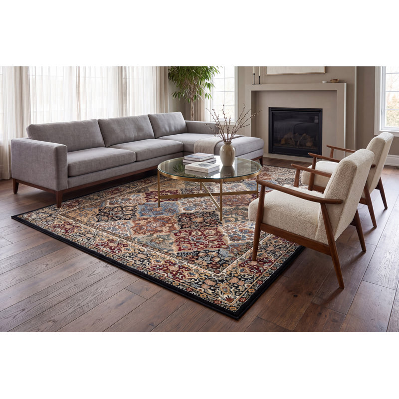 Attell Oriental Indoor Rug, Rectangle 7'10" x 11'2"