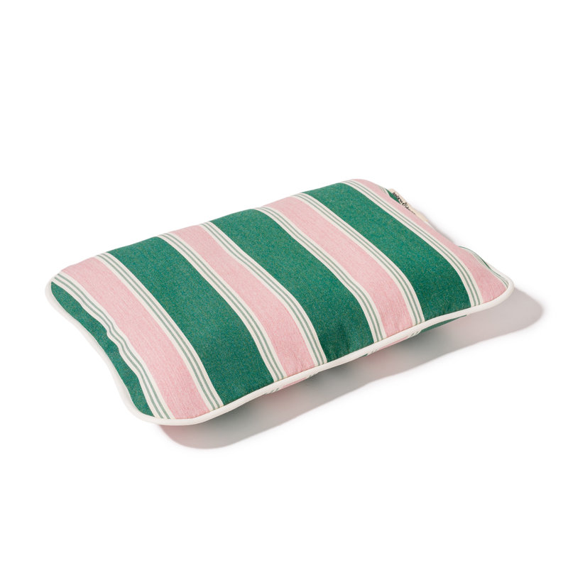 Inflatable Beach Pillow, Green/Pink