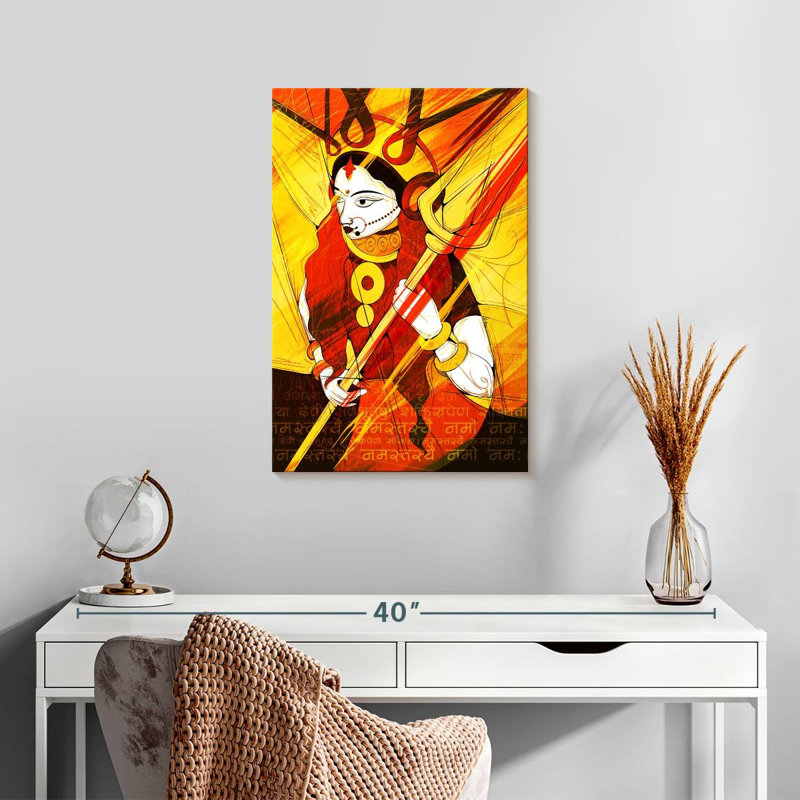 Adella Durga Abstract, 24" H x 16" W