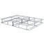 Gris 9 po Base de matelas pliable en métal, sommier tapissier avec revêtement amovible, acier et style de chambre à coucher-405268396
