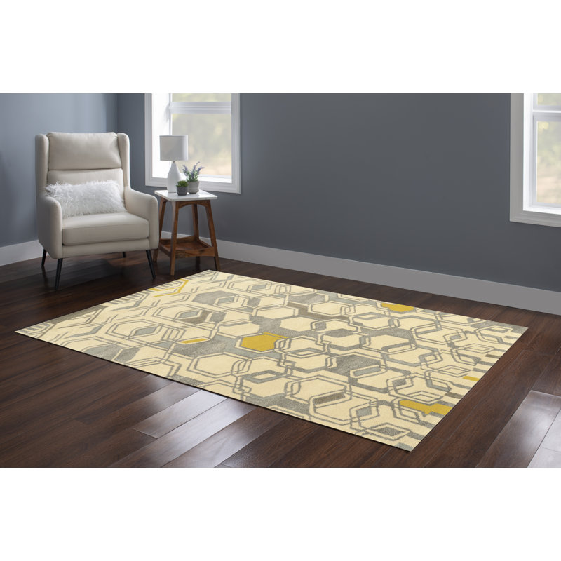 Winona Wool Geometric Indoor Rug, Rectangle 2' x 3'