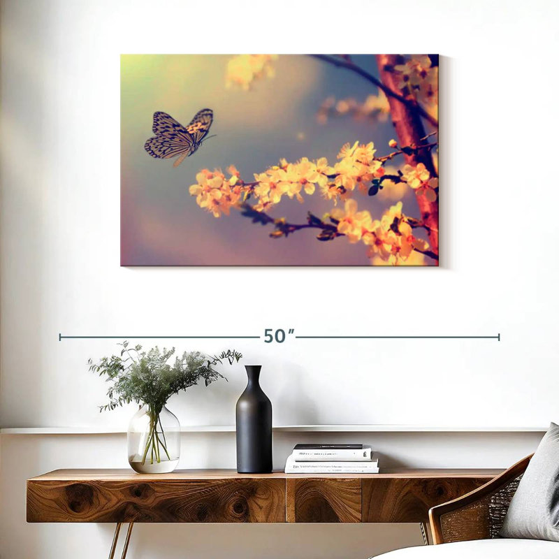 Brampt Dazzling Butterfly, 24" H x 36" W