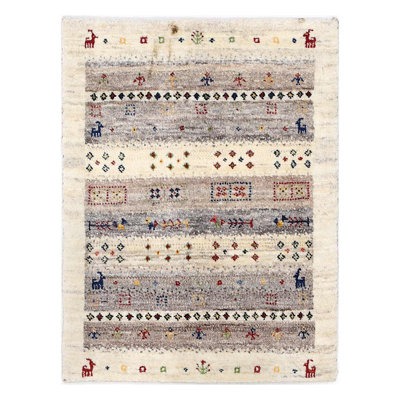 Fine Hand knotted Persain Gabbeh 2'X 2'5"