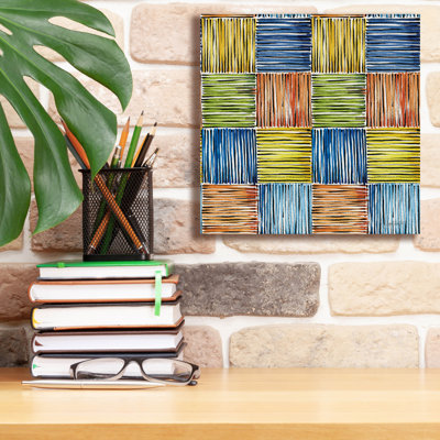 «Fall Sweet Fall Pattern 7» par Anne Tavoletti, art mural sur toile