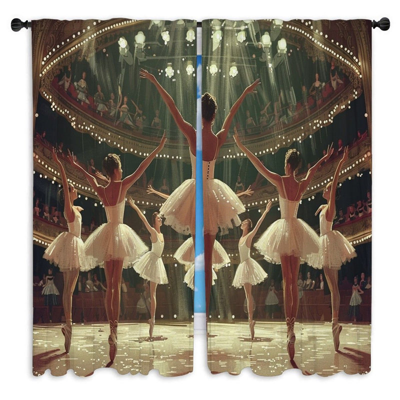 Jeria Room Darkening Curtain Pair, 56" W x 78" L