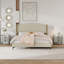 Table de chevet moderne à 2 tiroirs | Table d'appoint en faux marbre et similicuir | Idée de cadeau