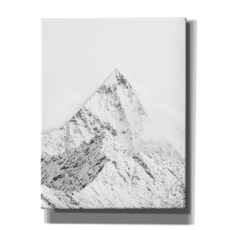 «Mountain Top White» par Design Fabrikken, impression sur toile tendue