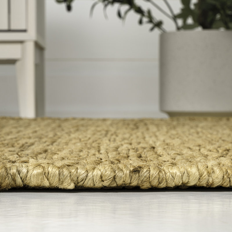 Tapis rustique en jute tissé Griffin, Tapis de couloir 2 pi x 8 pi