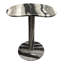 Table d'appoint en marbre avec motif organique pour salon de chambre à coucher - Savoir Design - Noir 21 po-914792898