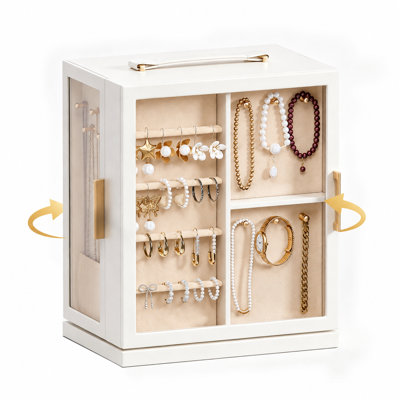 Faux Leather Jewellery Box