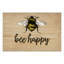 Tapis d'entrée antidérapant 27 po x 18 po Desensi Bee Happy