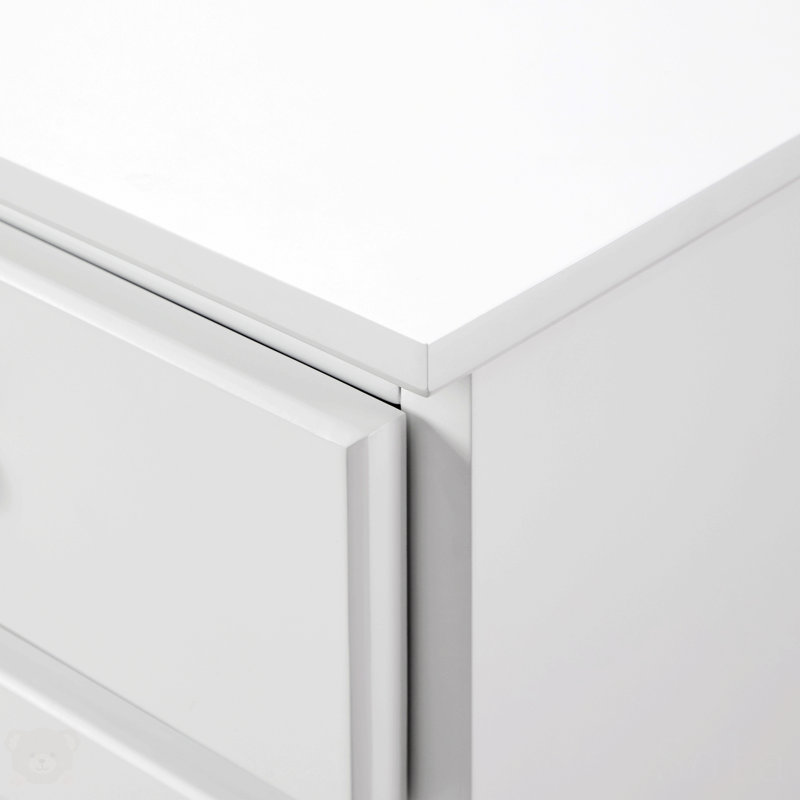 Buffet avec porte en verre Saugeries, Blanc