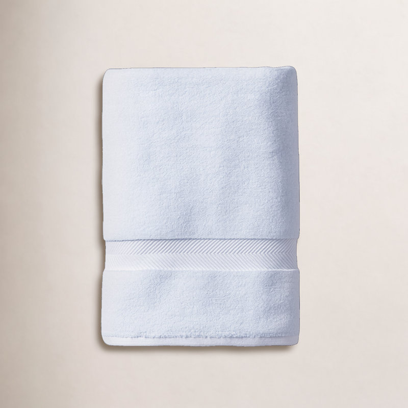 Rane Plush Cotton Bath Sheet, Pale Blue
