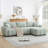 Boucle Fabric 110" Modular Sectional Sofa-1440220102