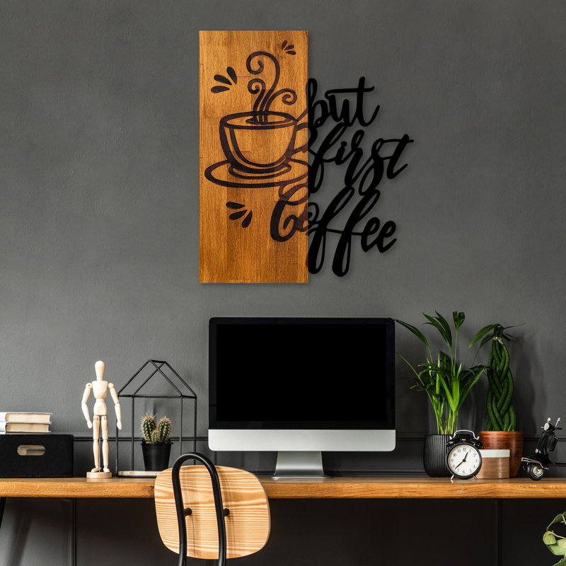 Handmade Wall Decor on Solid Wood