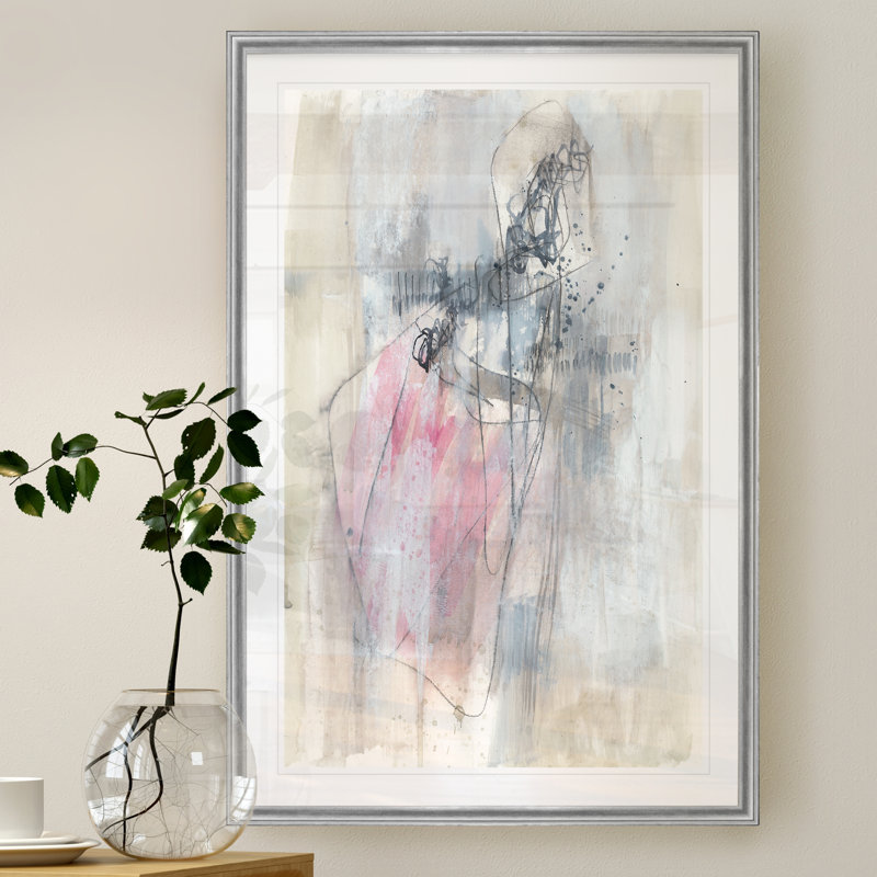 Eleesha tenant le temps II - impression sur toile tendue, H 18,5 po x l 24,5 po x P 1,5 po, Cadre argenté