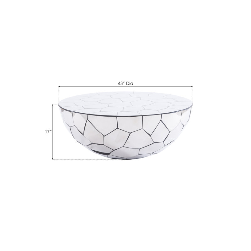 Crazy Cut Solid Coffee Table