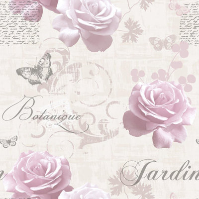 Zyana  Botanical Garden Floral Wallpaper 10m x 53cm Textured Matte Roll