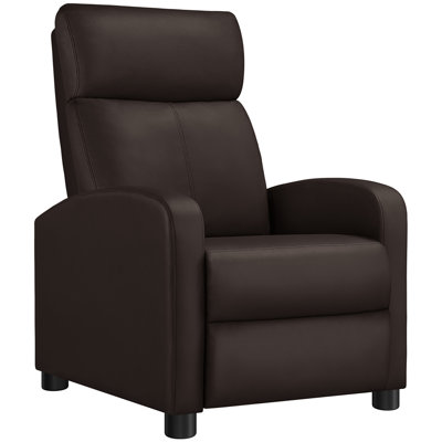 Mcghee 27" Wide Recliner Chair, Compact Reclining Chair with Comfortable Seating for Living Room, Bedroom and Home Relaxation Use