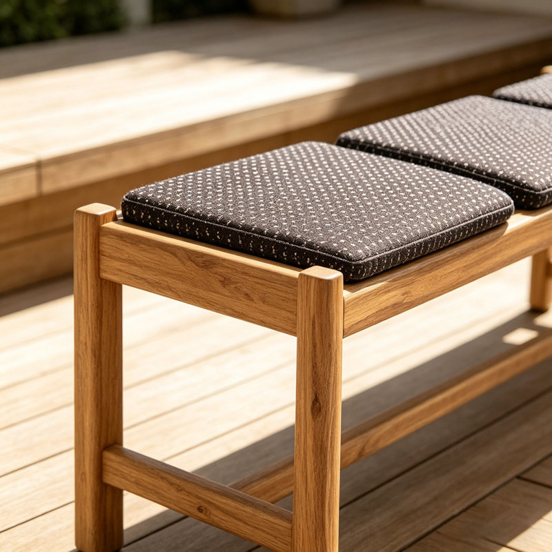 Banc de patio, Brun