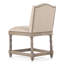 Aria Upholstered Stool with Solid Wood Frame