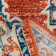Armeda Orange Oriental Power Loom Rug