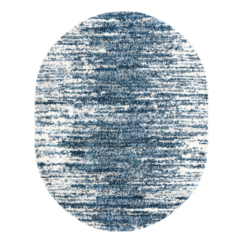 Knupp Abstract Indoor Rug, Oval 7'10" x 10'