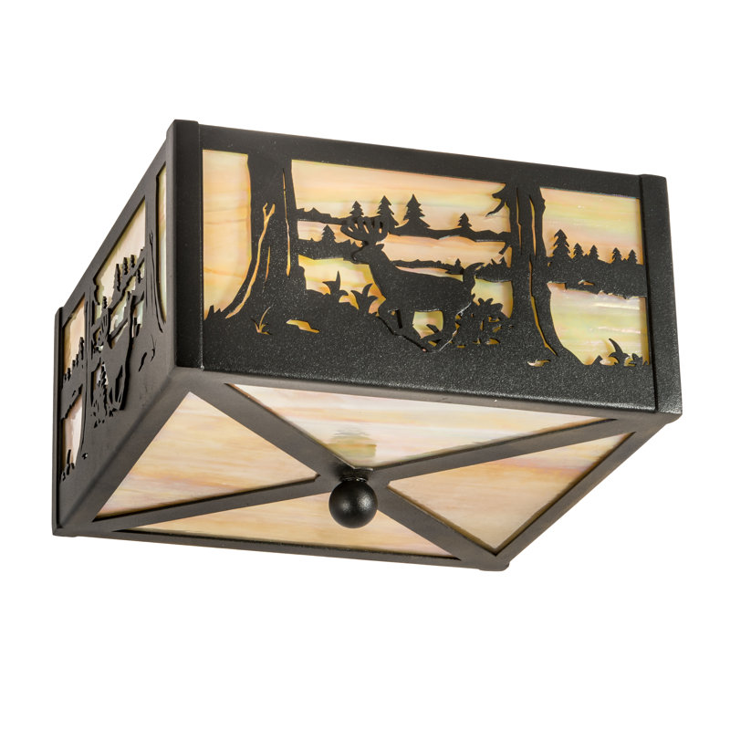 Plafonnier encastré 2 lumières 14,5 po Fuller