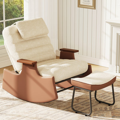 Metal and Faux Leather
