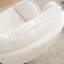 Fauteuil d'appoint pivotant rembourré et capitonné-969980317