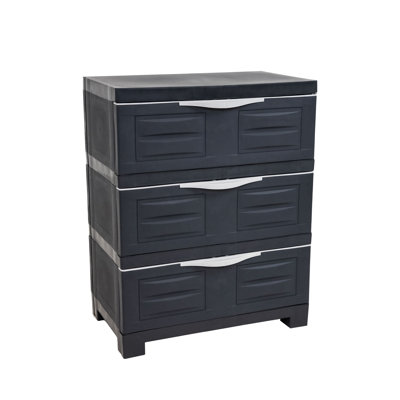 Heavy-Duty 3-Drawer Storage Cabinet