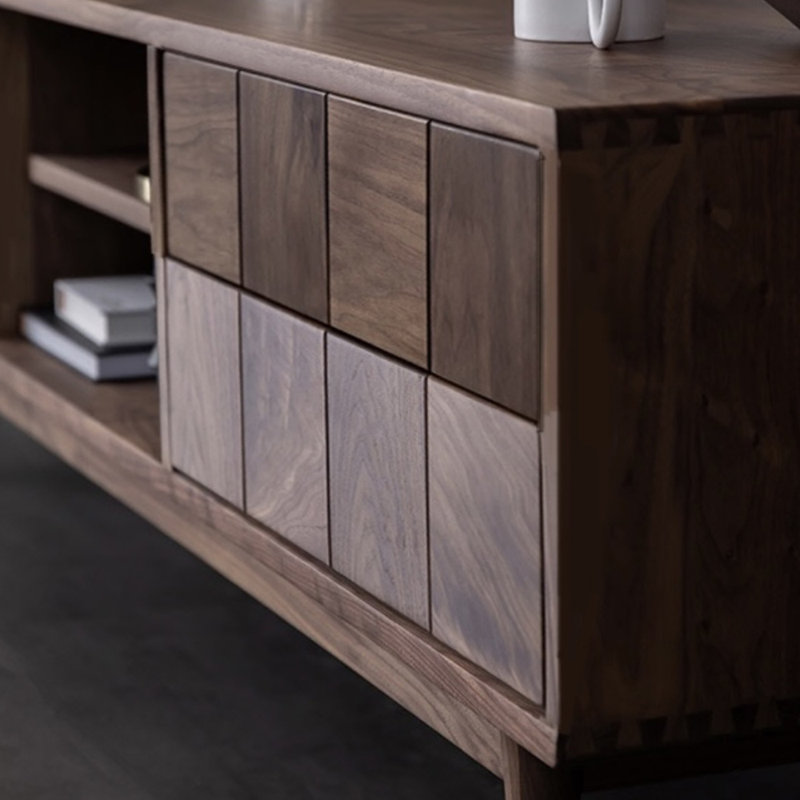 Light luxury retro design sense TV cabinet, 70.86"