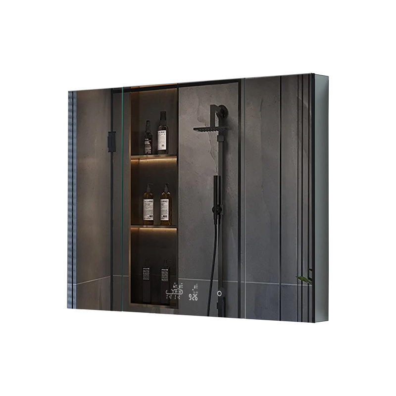 Armoire à pharmacie à miroir encastré ou à fixation en surface avec désembueur Savera, H 36 po x l 48 po x P 5,7 po