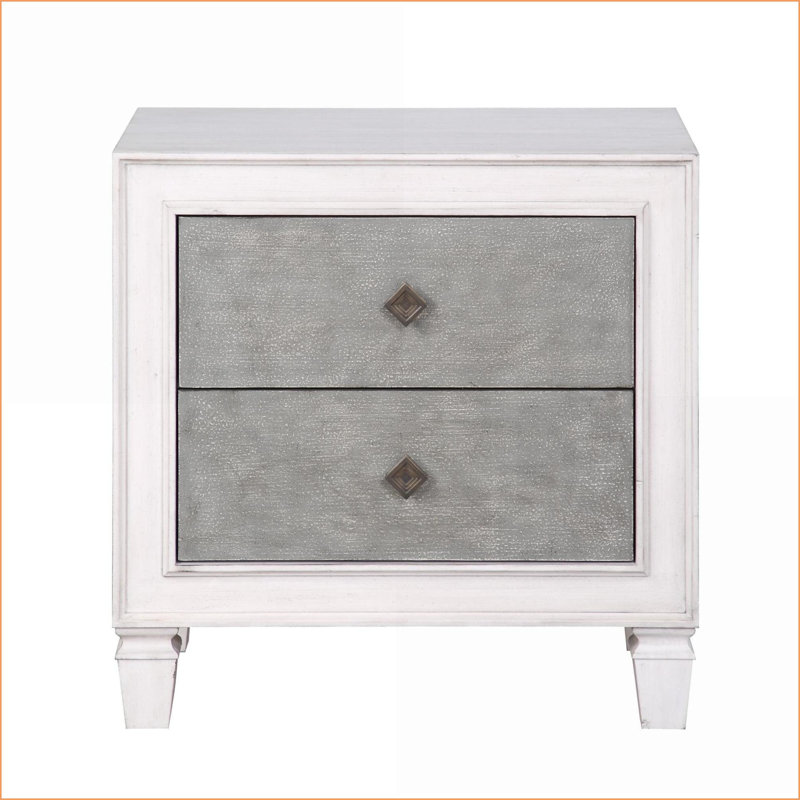 Table de chevet 2 tiroirs Modern Modern