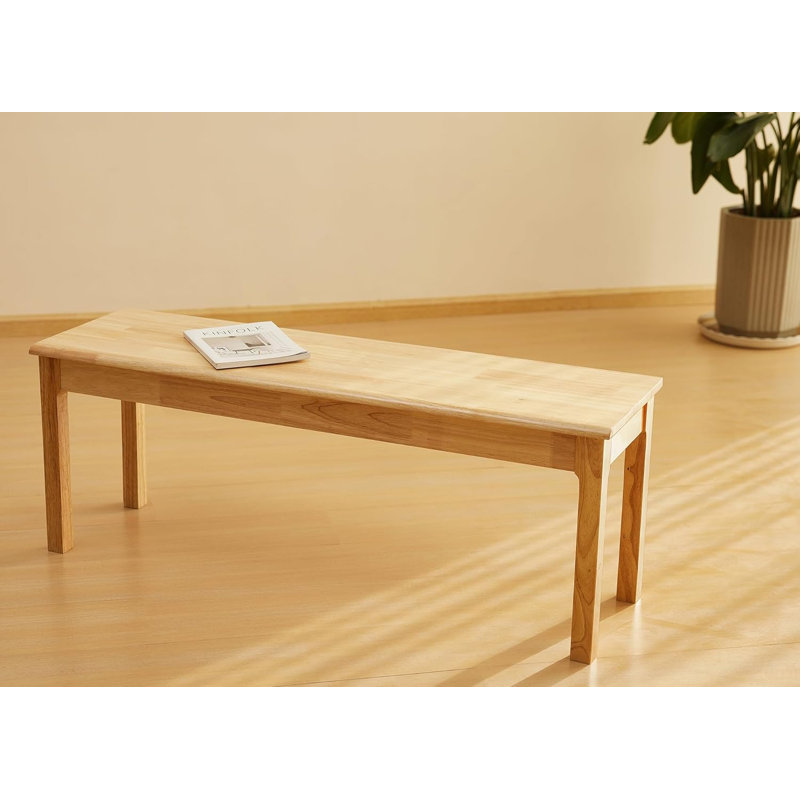 Wood Bench, Natural